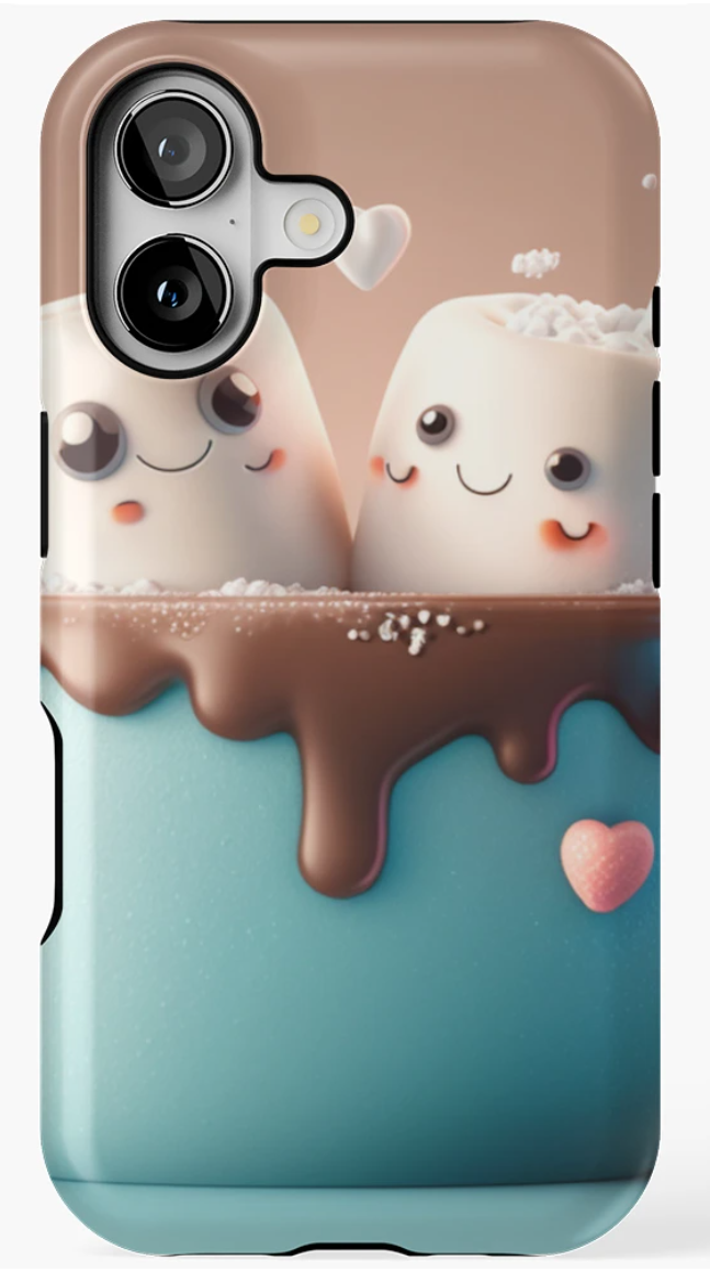 Marshmallow Buddies shown on a Redbubble product